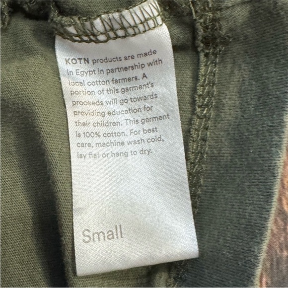 KOTN Long Sleeve Midi Dress in Olive M - Picture 6 of 6